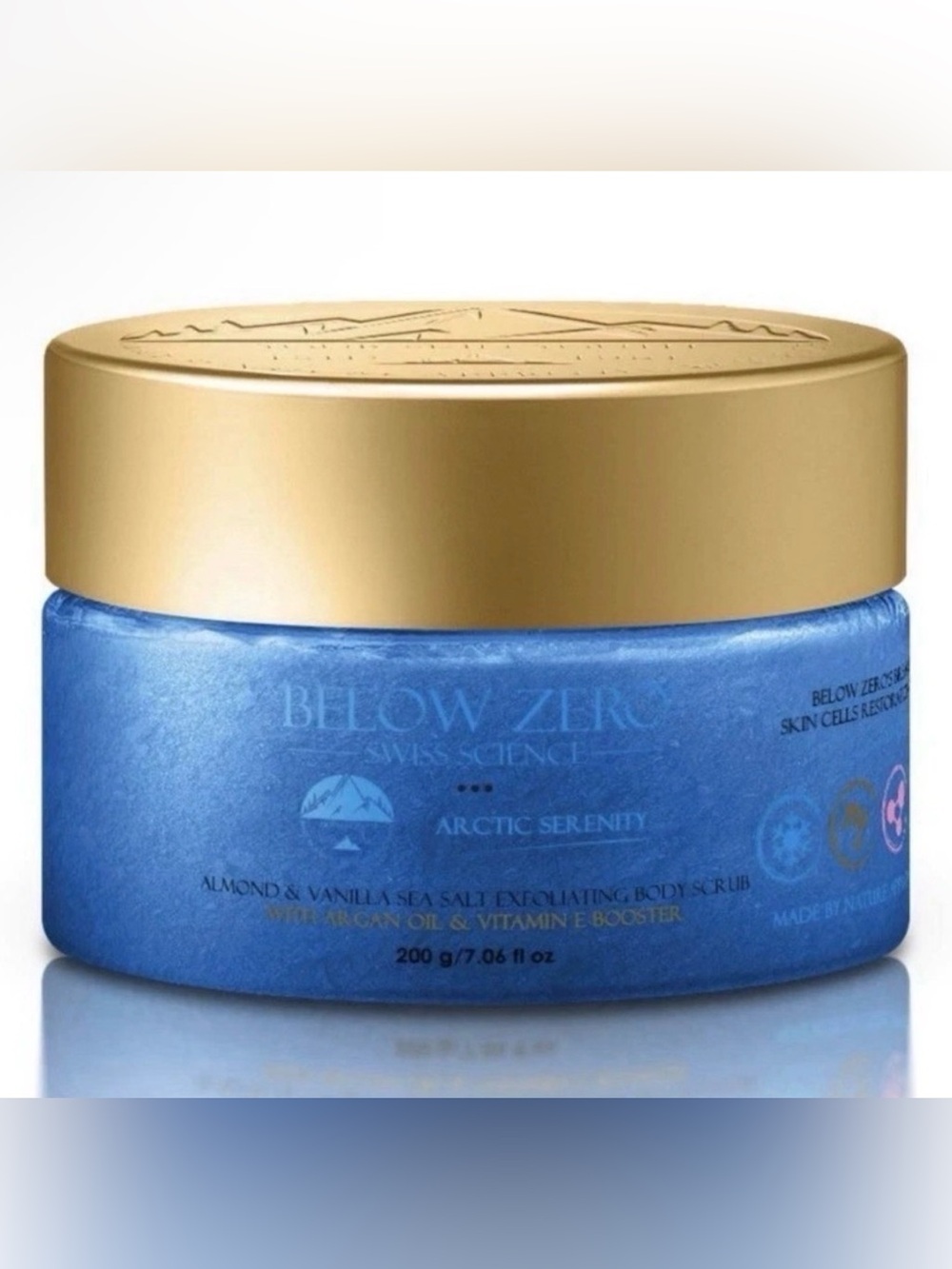 Below Zero Arctic Serenity Exfoliating Almond Vanilla Body Scrub ~ Retail $229